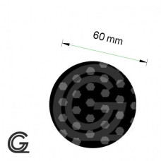 EPDM sponge rubber cord | Ø 60 mm